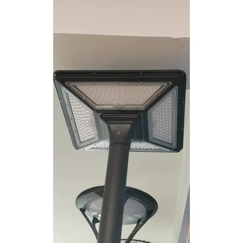 Solar Garden Light Remote Control Timer IP65 Waterproof Aluminum Alloy Outdoor Landscape Lamp Durable Stable Lighting Fixture