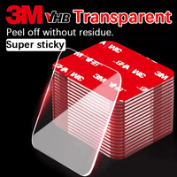 3M Double-sided Adhesive Tape - Transparent - Strong Adhesion - Removable without Residue - For Vehicles - For Home Use