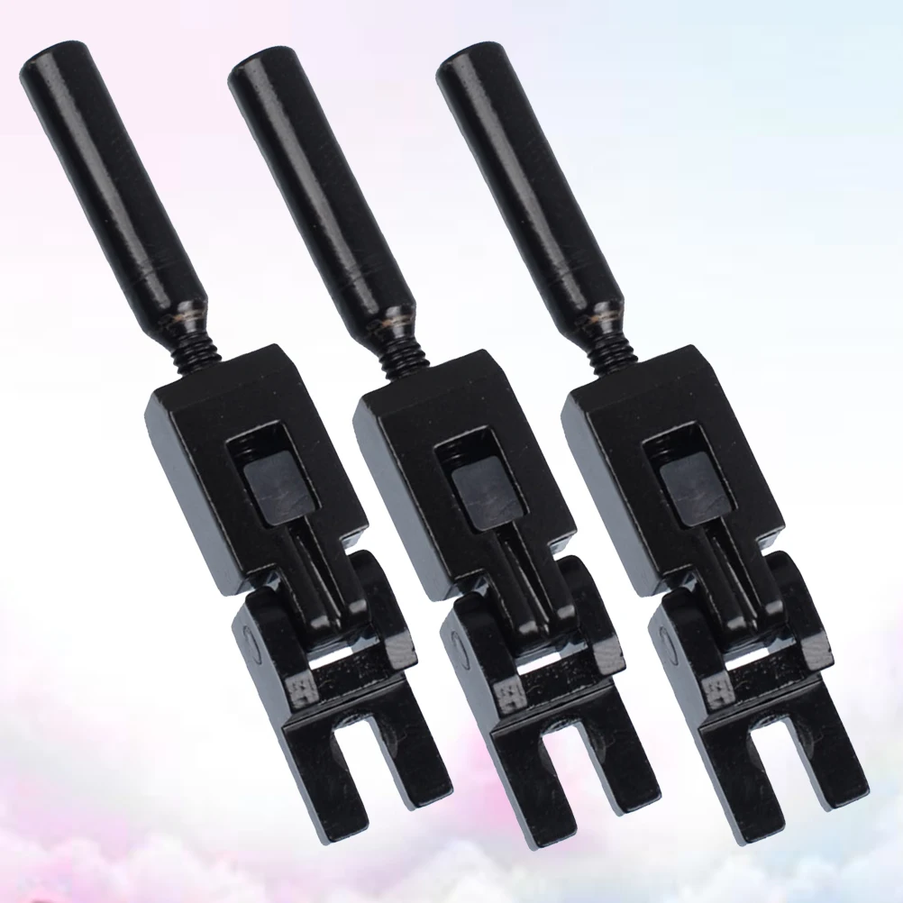 

3pcs Electric Guitar Tremolo Bridge Double Locking String Saddles Metal Replacement For Stable Tuning Durable Guitar Parts