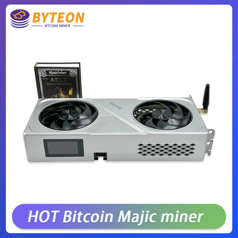 News Majic Miner 4.8TH/s Bitcoin Miner BTC BCH BSV, DGB Solo Miner BTC SHA-256 Mining Machine 150W 180 Day Warranty