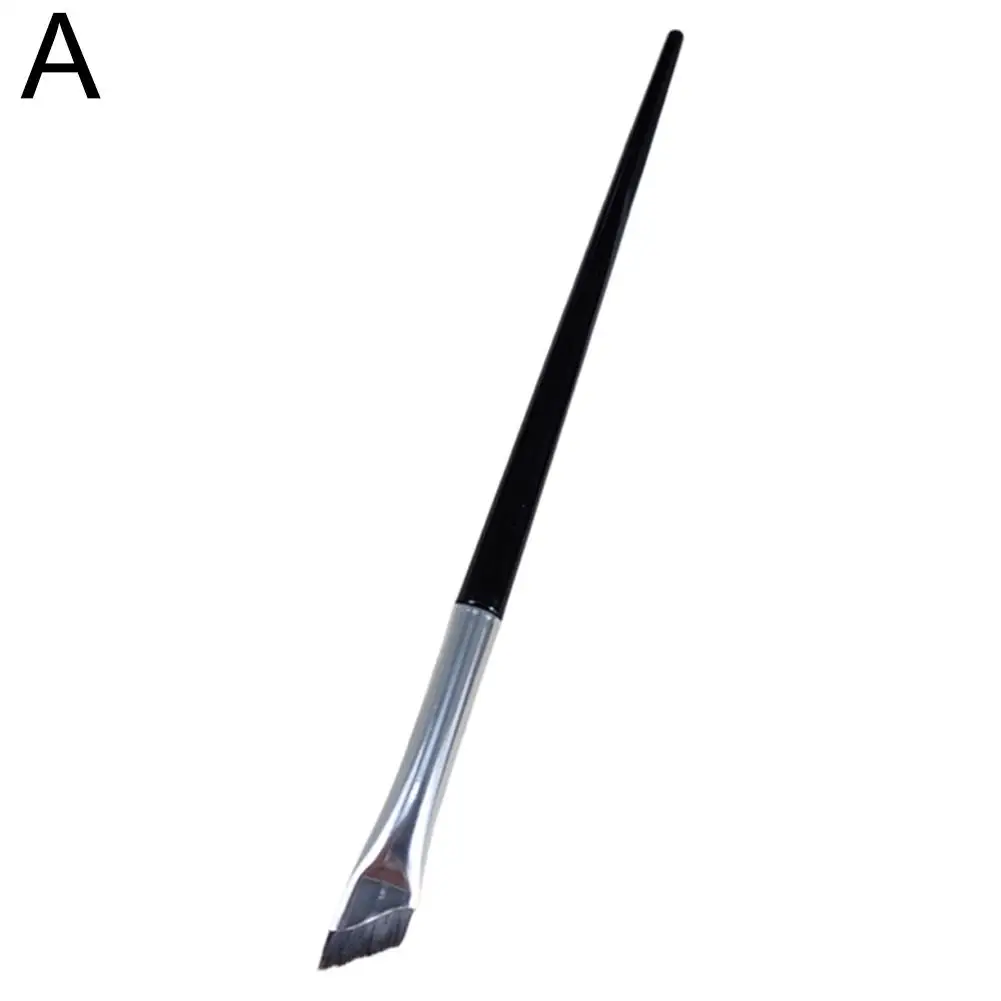 アイライナーブラシ超薄型ファインアングルフラット眉毛ブラシ眉ハイメイクライナーライナーブラシ品質アイ用品 P1X6