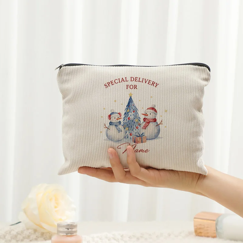 Customizable with Name Pastel Toiletry Makeup Travel Bag Girls Childrens Friends Gifts