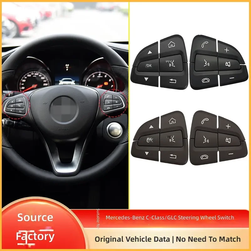 For Mercedes Benz C Class W205 GLC X253 Steering Wheel Switch Button Control 0999050200