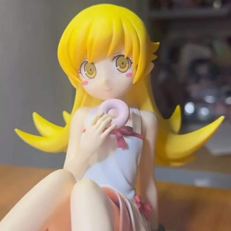 

Bandai Original Banpresto Anime Relax time Monogatari Series Oshino Shinobu PVC Action Figure Collectible Gifts Model Toy