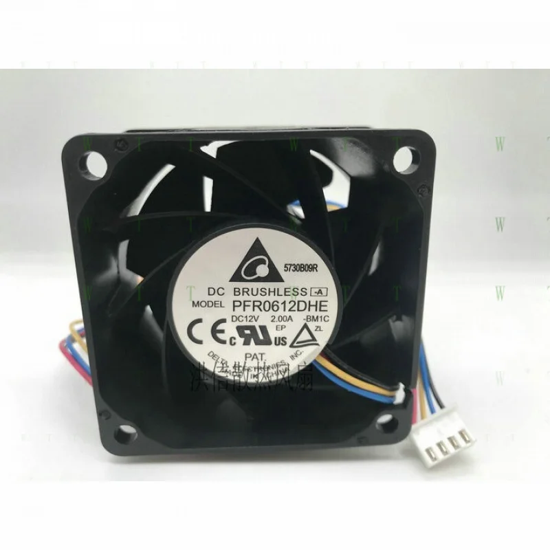 

H 1 шт. для вентилятора Delta PFR0612DHE 12 В 2,00 А 6038 6 см 4-контактный большой вентилятор воздушного охлаждения