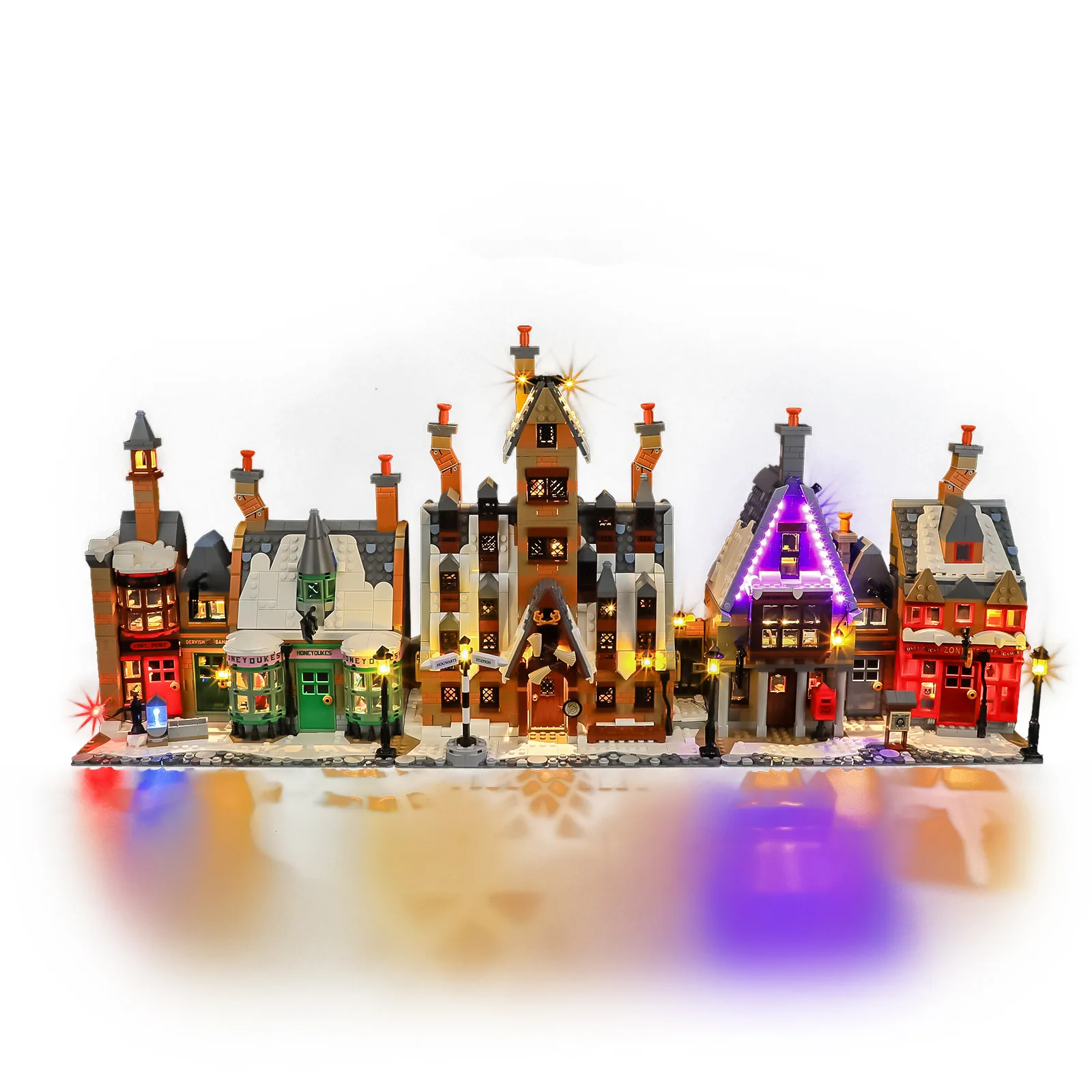 (Only LED Light No Bricks) 76457 Hogsmeades Collector's Edition Ideas (Not Include Building Blocks Kits Sets Model)