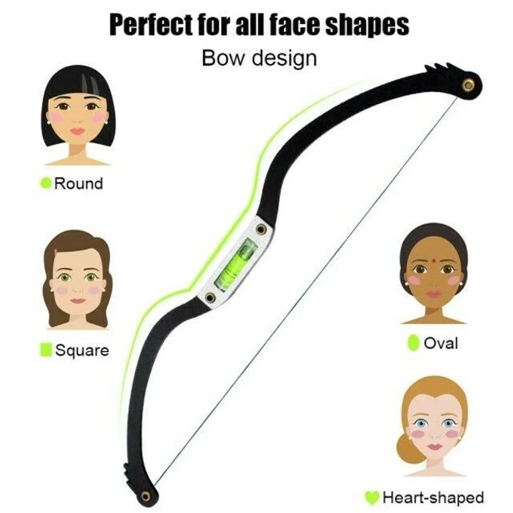 Eyebrow Ruler Metal Positioning Semi-Permannet Line Ruler Horizontal Microblading Mapping Level Eye Brow Rule Tattoo Supplies