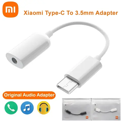 Orijinal Xiaomi USB tip C için 3.5mm kulaklık ses adaptörü Aux Jack dönüştürücü kablo Mi 14 Ultra 13 12T Pro Poco F6 Redmi K70