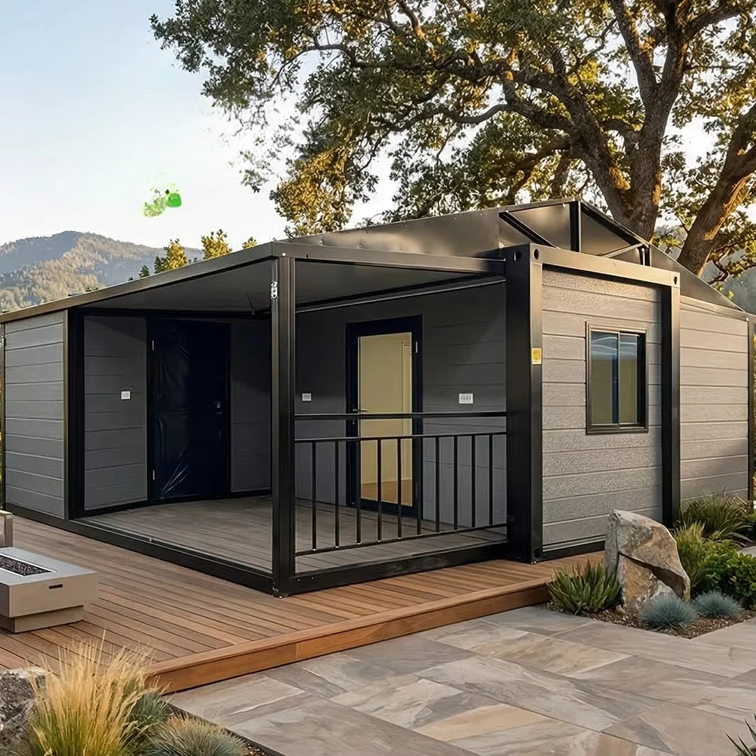 Expandable Prefab House Modular Residential Cabin for Farm Living Backyard Guest Accommodation