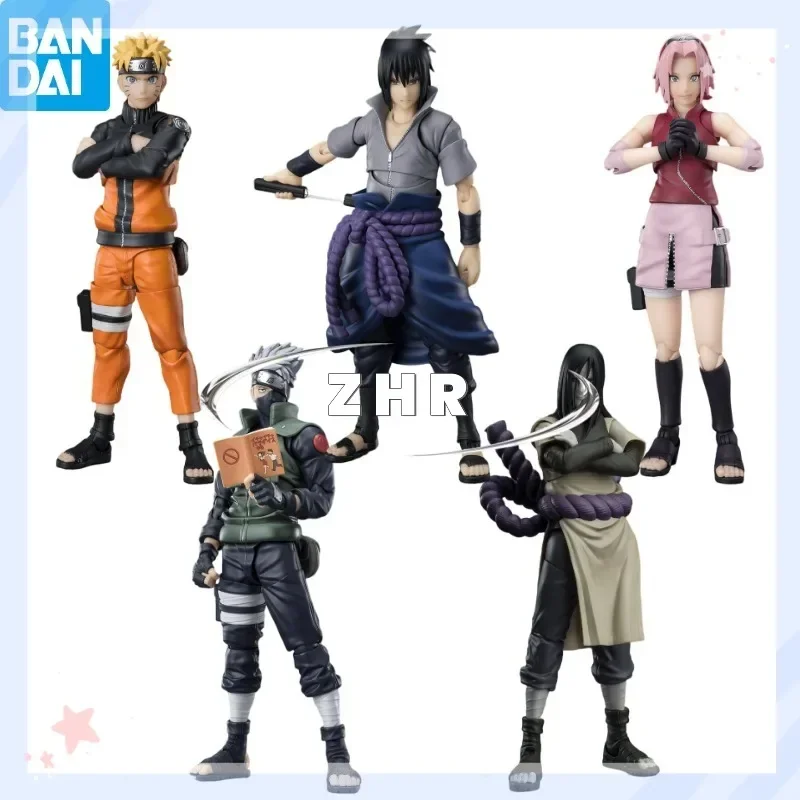 In Stock Naruto S.H.Figuarts 2.0 Naruto Sasuke Sakura Kakashi Orochimaru Animation Model Action Figure Toy Collection Gift