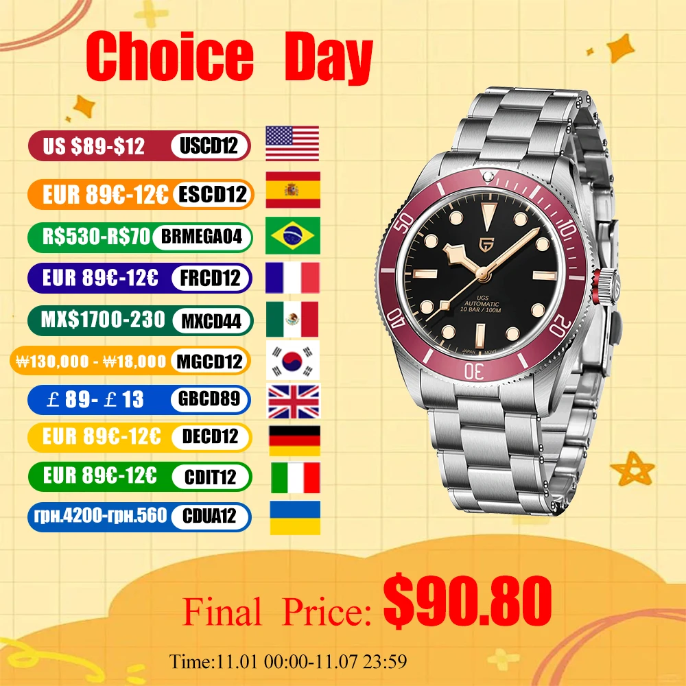 PAGANI DESIGN 2025 Men's Shock Resistant Watches Mechanical Watch Complete Calendar Sapphire Mirror Automatic Timepiece for Men