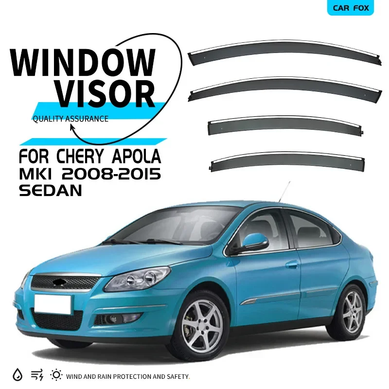 

For Chery Apola 2008-2015 Car Window Visor Awning Shelters Windshield Side Window Rain Sun Shade Auto Accessories Body Kit