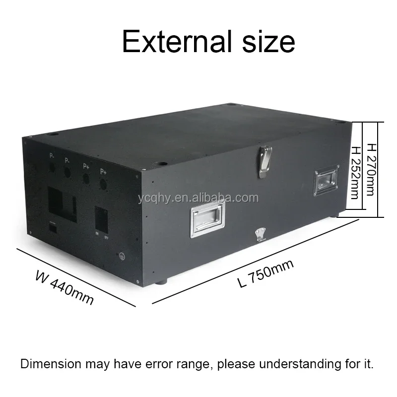 Modern novel design low price battery box solar server rack battery box case assemble box without cells lifepo4 battery