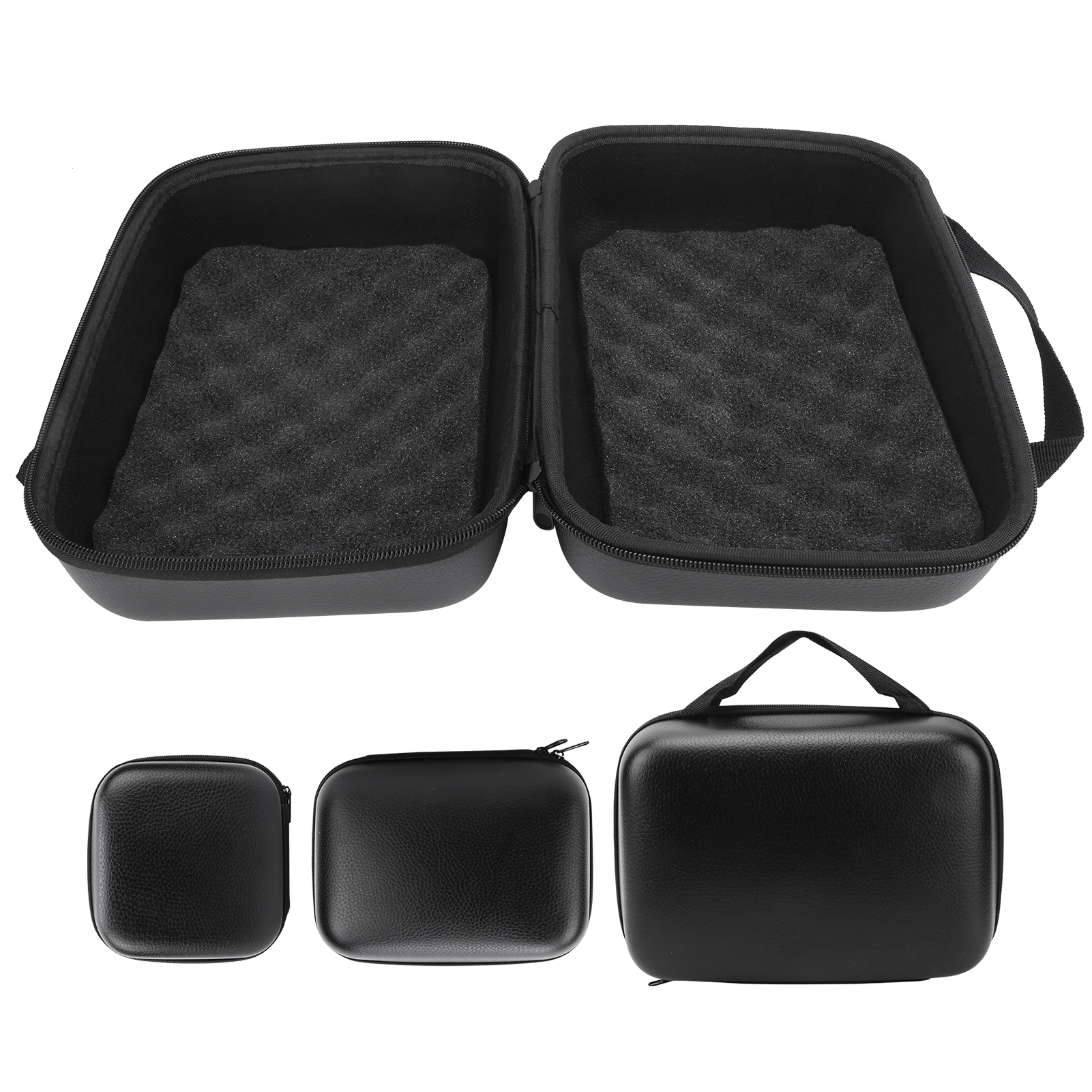 Estuche rígido para carrete de pesca, bolsa protectora de cuero PU/EVA, estuche de almacenamiento giratorio resistente al agua/resistente al desgaste, el evangelio del pescador