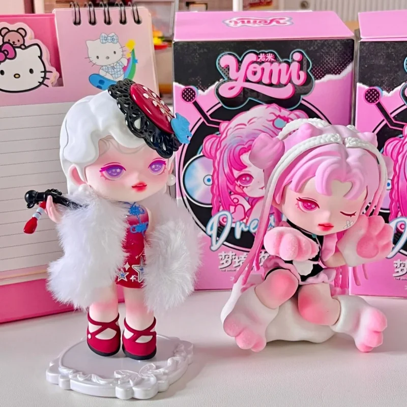 요미 드림룸 시리즈 블라인드 박스 트렌디 테이블탑 장식품 귀여운 인형 장난감 소녀들을 위한 선물 수집용 미니어처 피규어