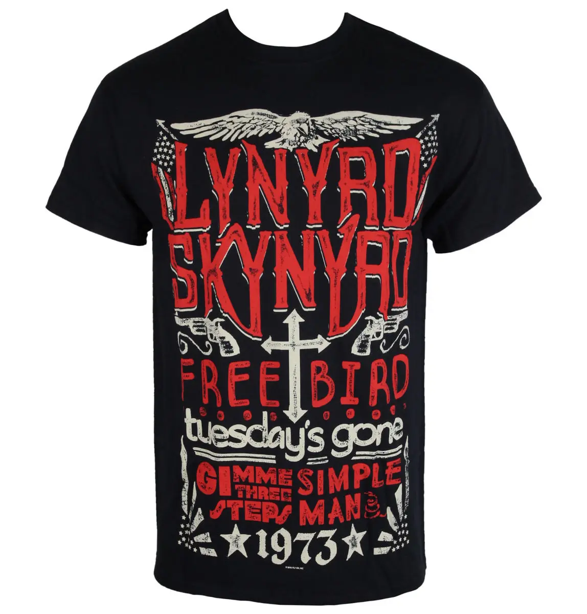 2026 Lynyrd Skynyrd Grafik-Baumwoll-T-Shirt Unisex Sommer Kurzarm Mode Marken-T-Shirt Luxus Casual Vintage Tees – Detail 3