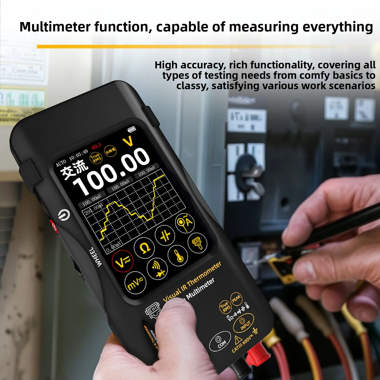 BSIDE SH9 Thermal Imaging Multimeter High Precision for Electronic Repair Leak Detection Temperature view 3