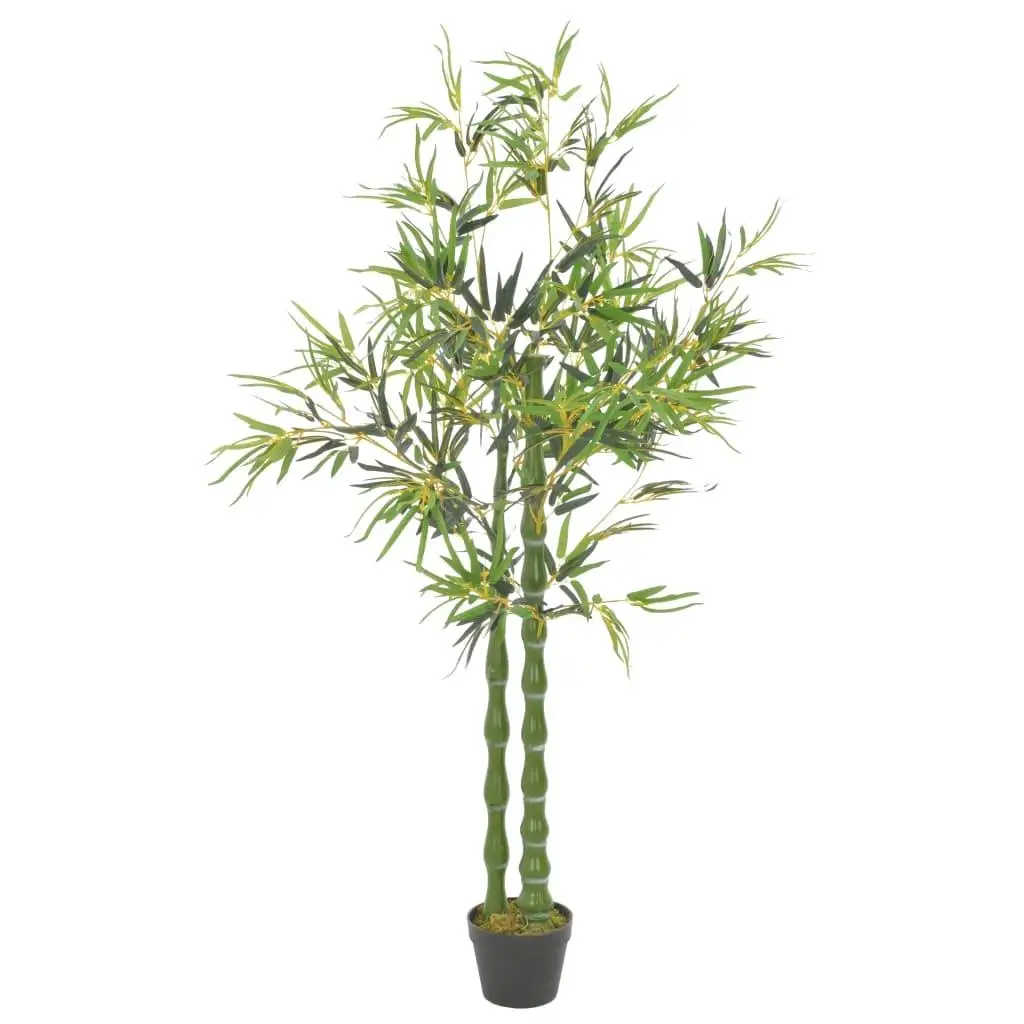 Realistic Bamboo Artificial Plant in Pot - Green 63cm Home Decor