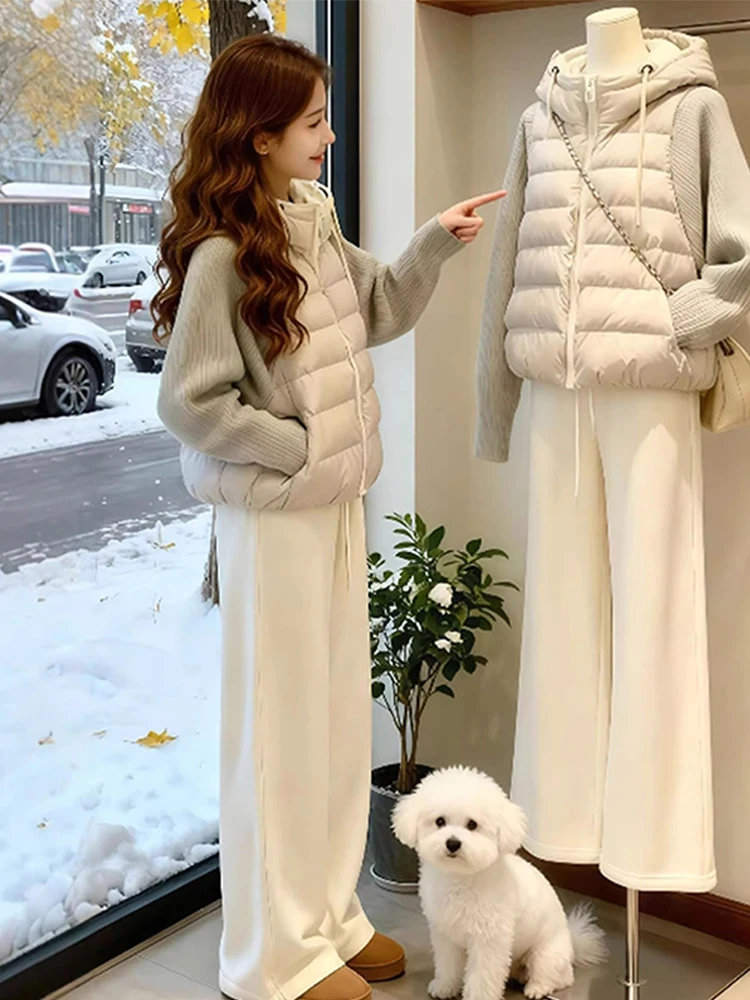 

Slimming Faionable Korean Sle Color Blo Cotton Jaet Women's Winter New Arrival Commute Friendly Outerwear