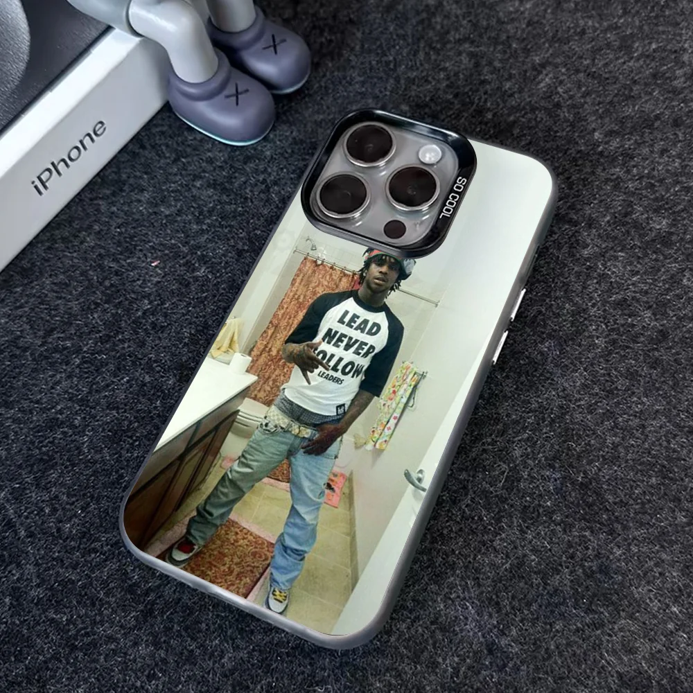 Chief Keef G-GLO G-GANG Phone Case IMD Color Silver Shell For IPhone 16 15 14 13 12 11 Pro Max Plus