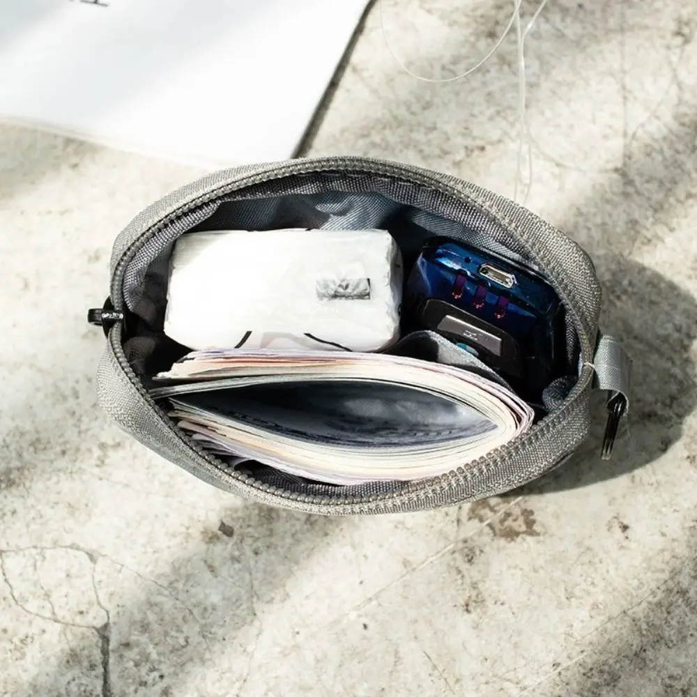 Nuevo Monedero de nailon con bloqueo RFID, tarjetero de identificación de Color sólido, cartera corta impermeable para estudiante