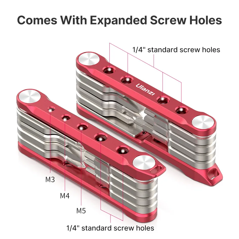 Ulanzi CM029 9 in 1 Universal DSLR Camera Rig Folding Tool Set With Screwdrivers And Wrenches with 9 Functional Tools