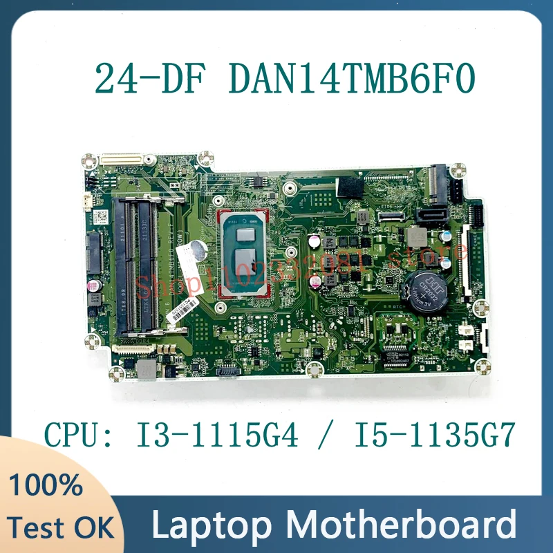 

Универсальная материнская плата L99094-001 L99094-002 M05271-001 M05272-001 DAN14TMB6F0 для процессора HP 24-DF W/I3-1115G4/I5-1135G7, 100% тест