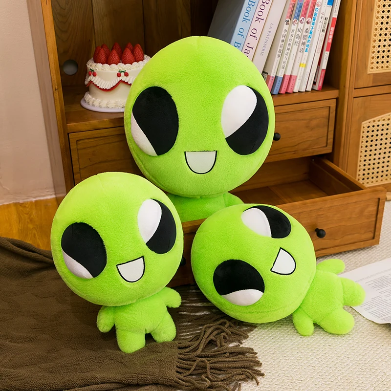 

New 60cm Cartoon Alien Plush Toy Little Aliens Forever Flug Green Soft Stuffed Animal Doll in Stock Gift for Kids Boys Girls