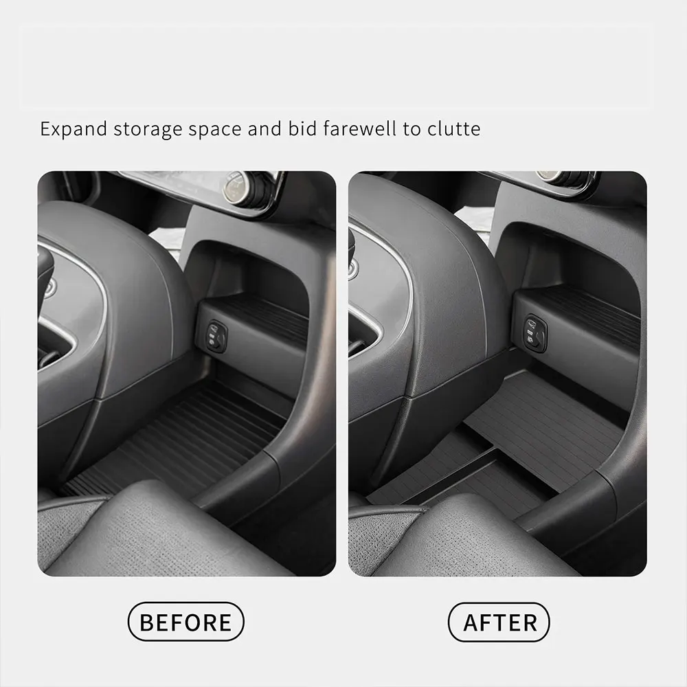 

For Hyundai Palisade 2026 Lower Center Console Organizer Box High-Quality TPE Armrest Storage Tray Car Interior Accessories