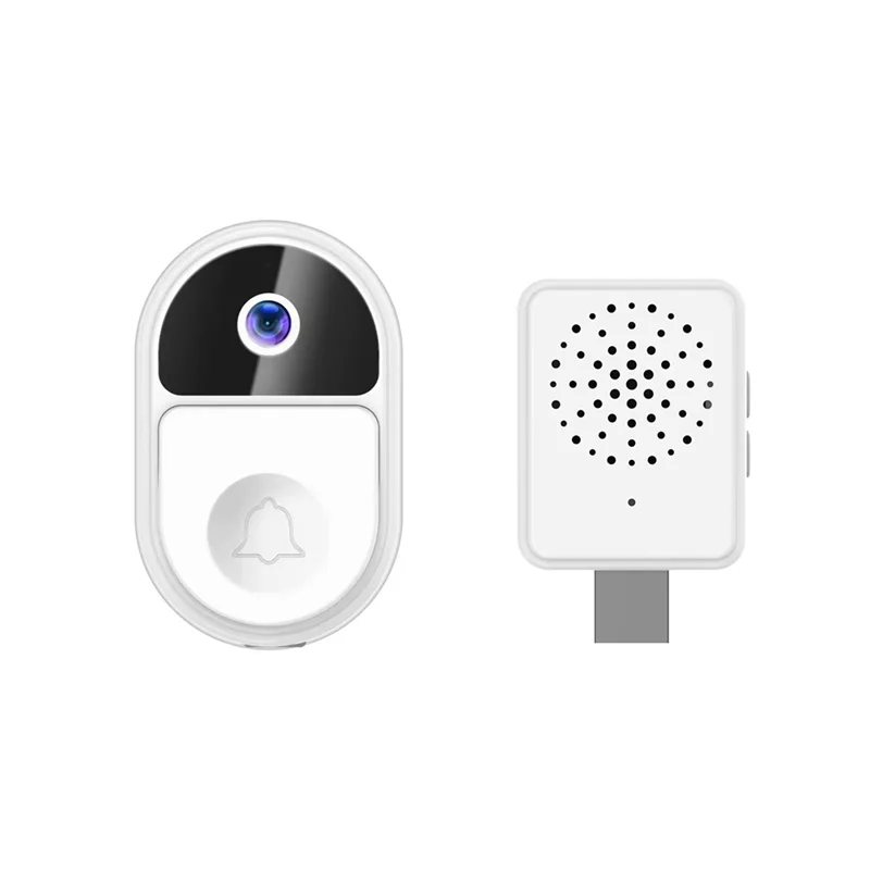 YWDZ-Wifi Door Bell 1080P Waterproof Real Time Tuya Smart Doorbell Wireless Intercom Door Bell Tuya Intercom Camera