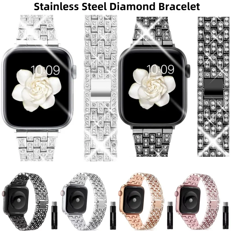 سوار ماسي لشريط التفاح ، فولاذ مقاوم للصدأ ، iWatch 10 Ultra SE ، 45 Watch ، 44 way ، 41 way ، 40 way ، 49 way ، 46 way ، 42 way ، الموضة