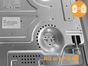 60cm Einbau-Gaskochfeld mit 4 Brennern | Auto-Thermoelement & Sicherheitsschloss | 4-Zonen-Herd aus gehärtetem Glas 8060W mit automatischer Zündung – Detail 11