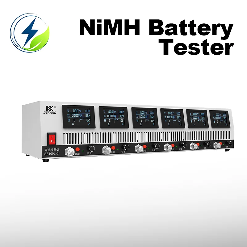 Intelligent Temperature Monitoring Lead-acid/Ni-MH/Lithium Hybrid Car Battery Charge/Discharge Tester Analyzer 10A 6 Channel