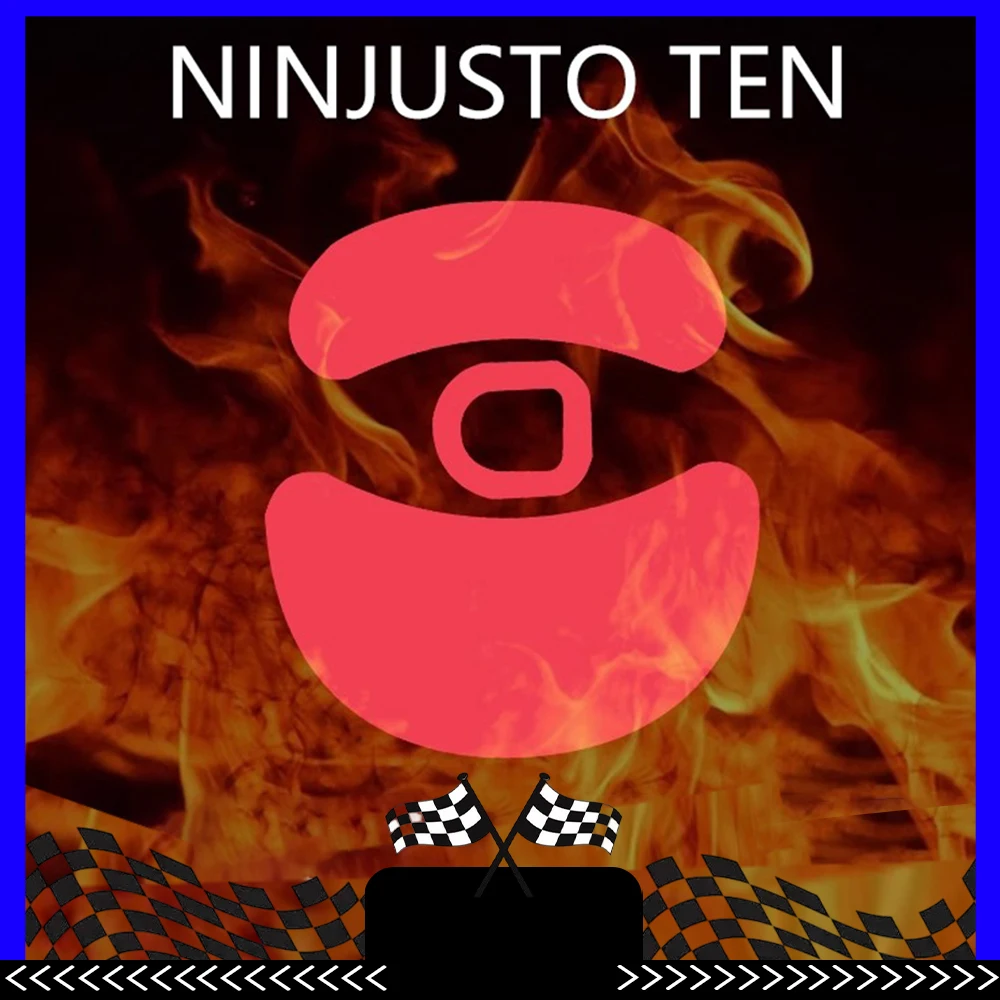 

Ультразгид Ninjutso TEN AIR, ножки для мыши, скорость, негладкие коньки для мыши для игровой мыши, аксессуары для мышей, Vorlant Gamer Man, подарки