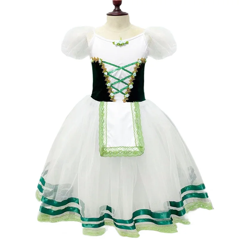 Falda tutú de Ballet para mujer y niña, vestido largo para mujer, ropa de actuación, faldas para danza del vientre de cisne MS93 2023