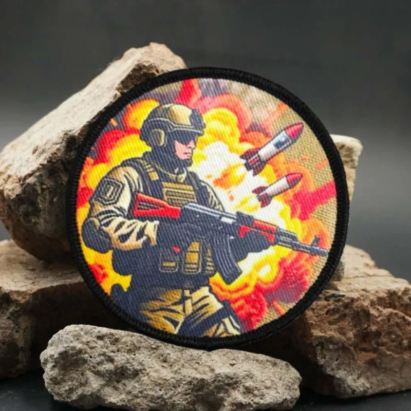 2026 Neuer taktischer Aufnäher, militärisches Moralabzeichen, Armband, für Kleidung, Hüte, Rucksäcke, taktische Ausrüstung