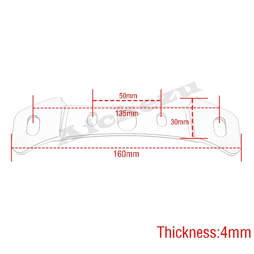 ACZ Motorcycle Modified Harden Fixer Used in Cushion Intensified Aluminum Fixer of Seat for KYMCO KRV180
