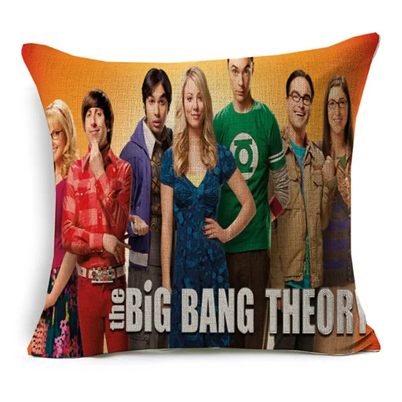 The Big Bang Theory Printed Cushion Cover Home Decorative Soft Pillow Case Cojines Decorativos Para Sofa Pillow Cover