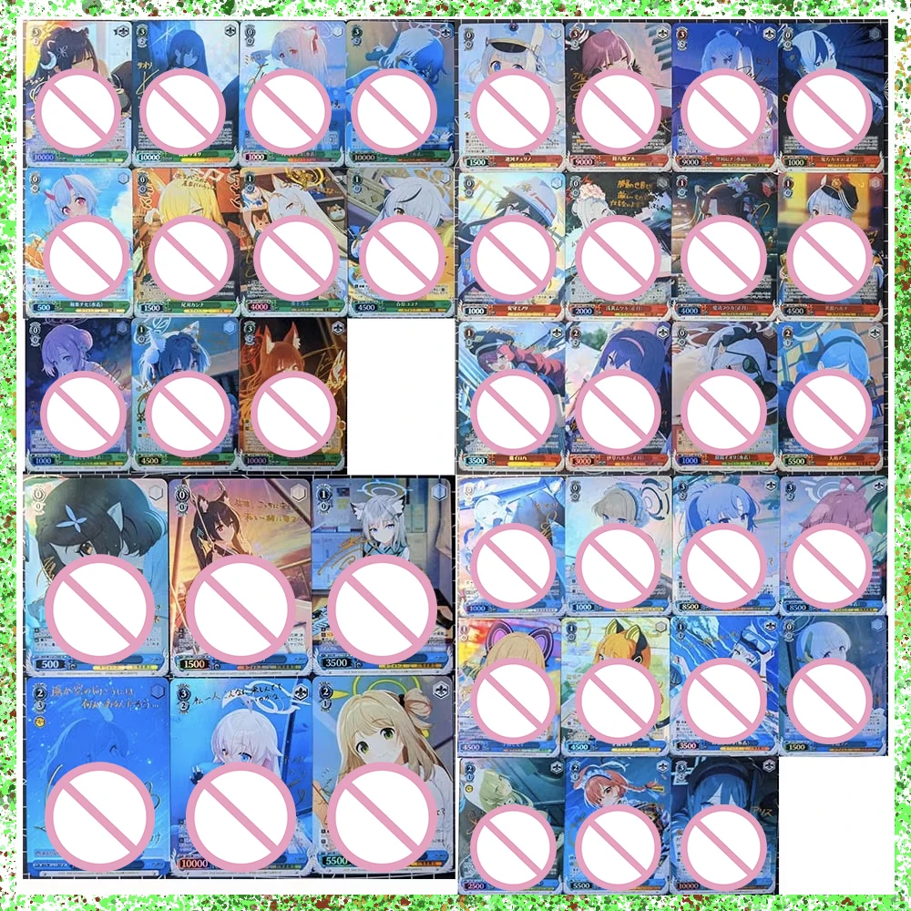 

40 шт./компл., аниме «История богини», «сделай сам», «ACG Takanashi Hoshino Misono Mika», игры для мальчиков, игрушки, коллекционные карты, подарки на день рождения, настольная игра