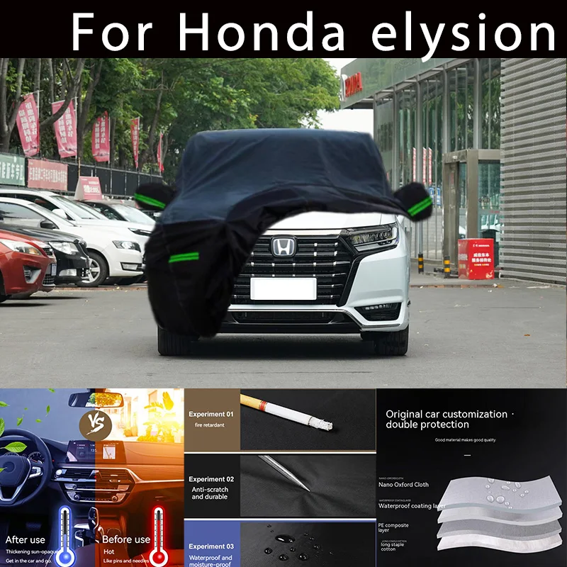 

For Honda elysion Outdoor Protection Full Car Covers Snow Cover Sunshade Waterproof Dustproof Exterior Car accessories