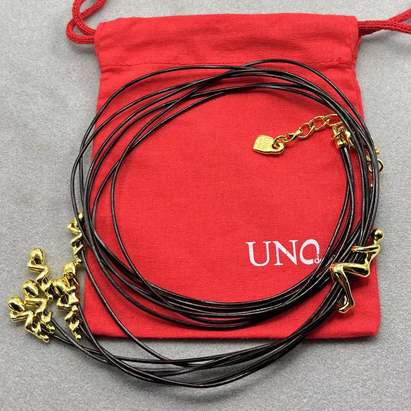 2024 UNOde50 Europe and the United States popular high-quality exquisite geometric women necklace romantic jewelry gift bag