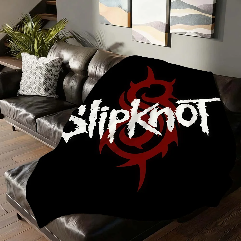 Hot rock band S-Slip k-knot Blanket For Sofa Office Bed Plane Travel Sleep Read Relax Camping Soft And Warm
