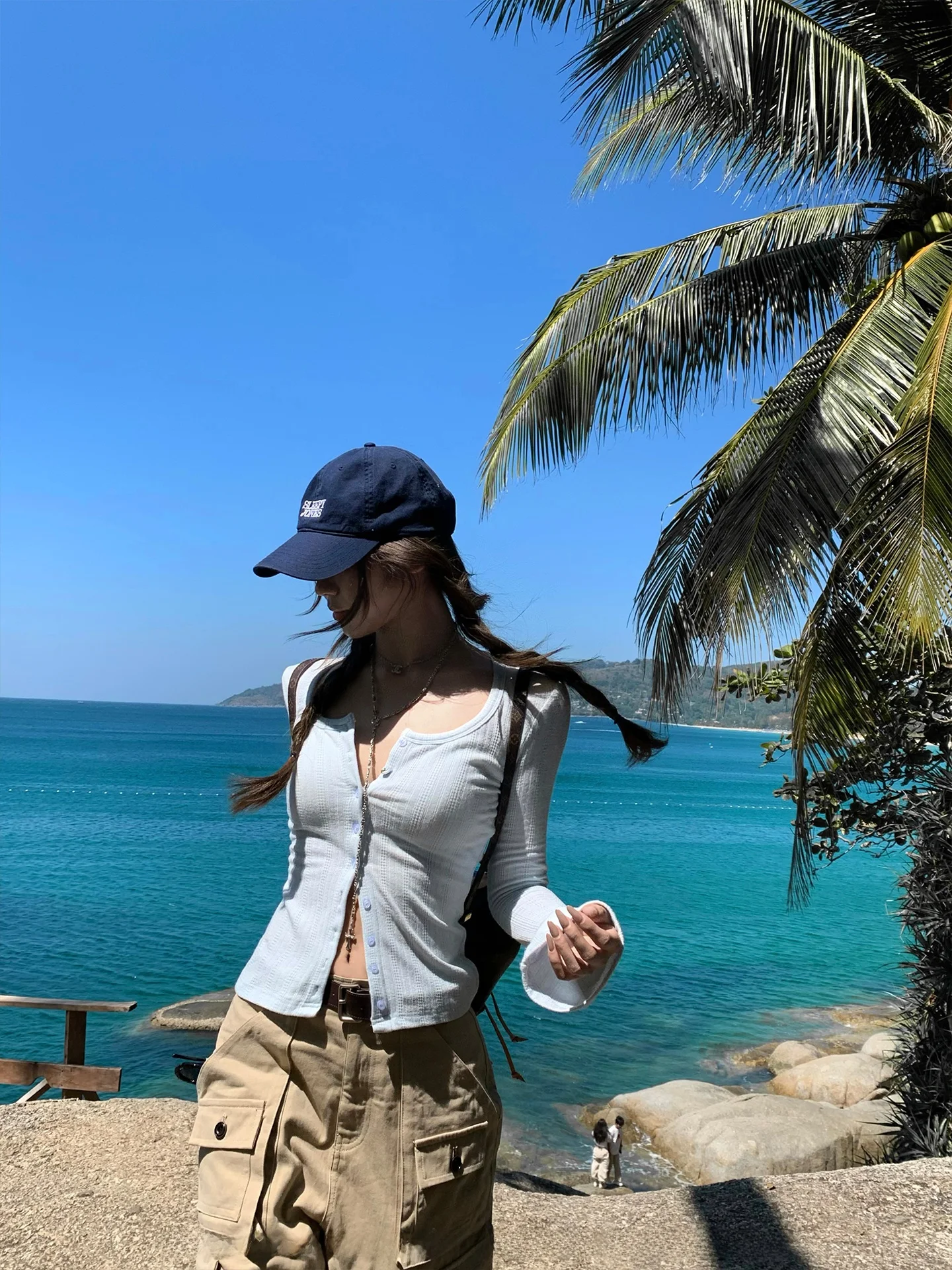 

Sweet Morning Fog Oxygen Filter Long Sve Small irt Circle Cooky Milk Skin Oxygen Sensation Bitter Sweet Aosphere Spring