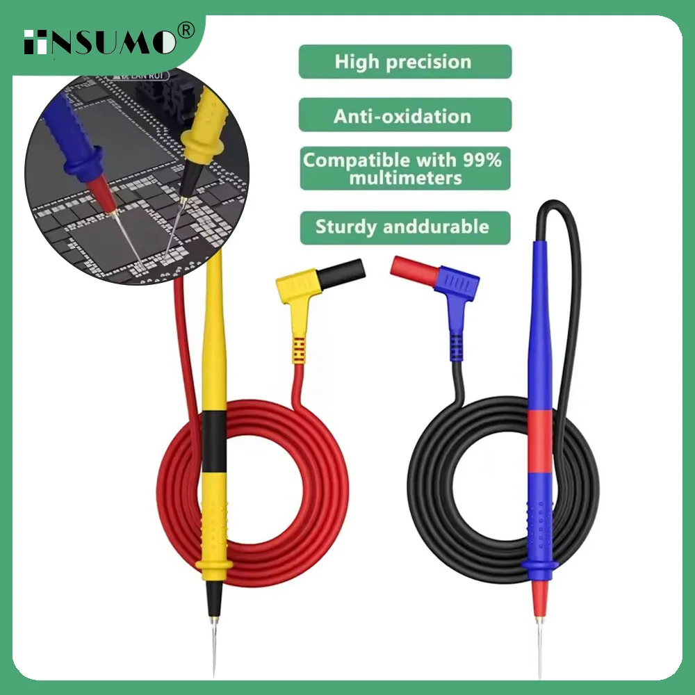 Lanrui W9 Universal Ultra-fine Multimeter Replaceable Pen Digital Pointer Voltage Flow Silicone Meter for Macbook Phone Repair