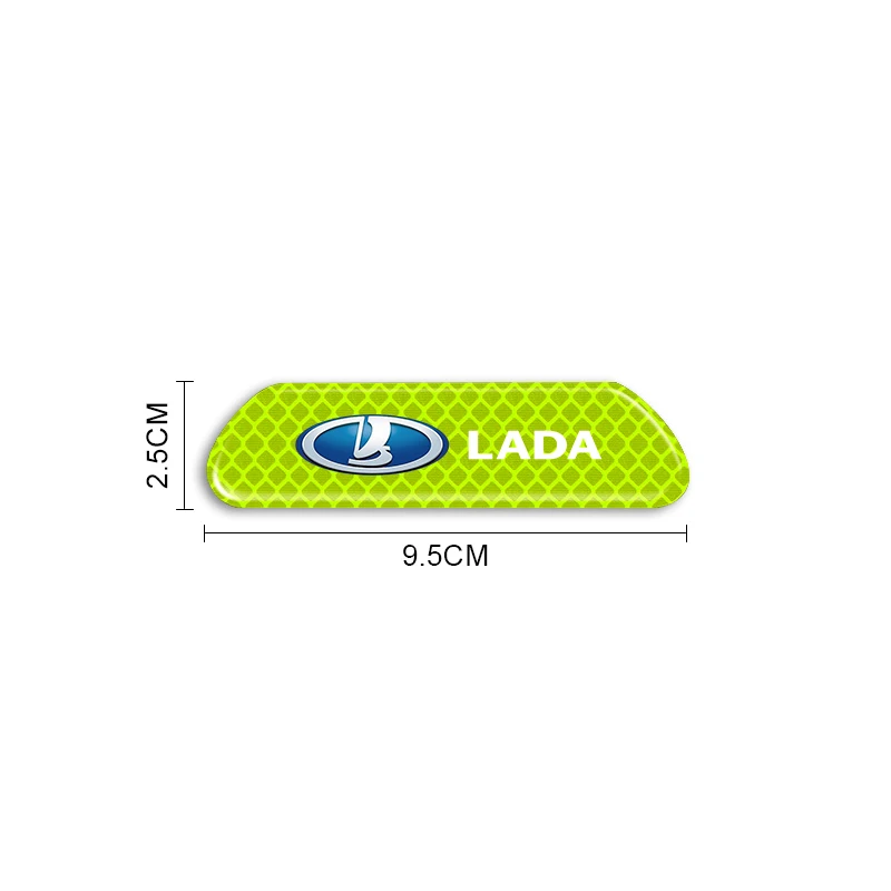 Car Door Reflective Strips security Warning Sticker For Lada Samara Vaz 2110 2109 2112 4 Largus Priora Xray Kalina Cross Granta