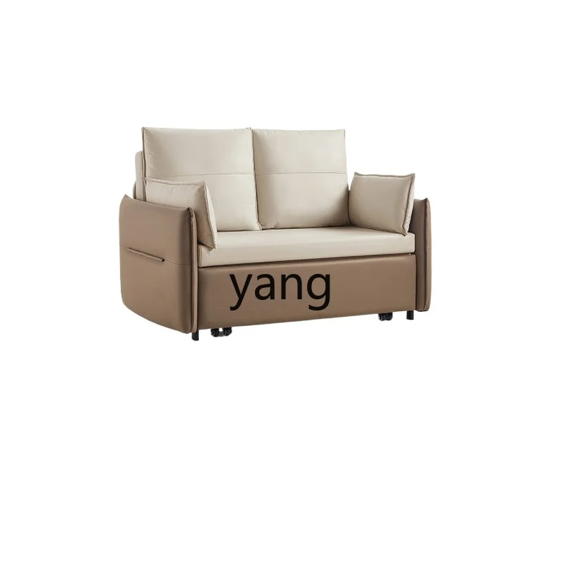 

Yjq Small Apartment Living Room Foldable Dual-Purpose Sofa Bed Double Retractable Sofa Multifunctional Sofa Bed