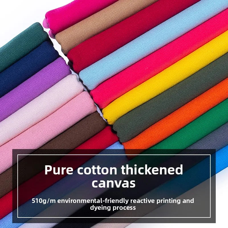 

Thick Cotton Canvas Fabric Wearable By The Meter for Tents Curtains Sofa Covers Pillows Backpacks Shoes Clothes DIY Sewing Cloth