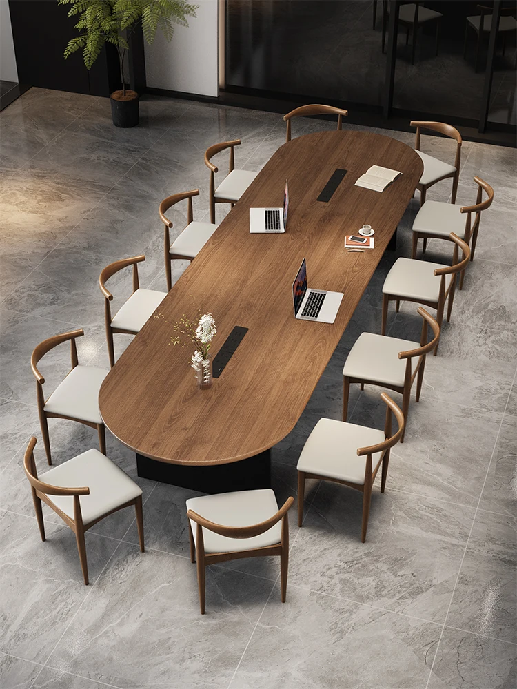 Office desk and chair combination large negotiation table long table