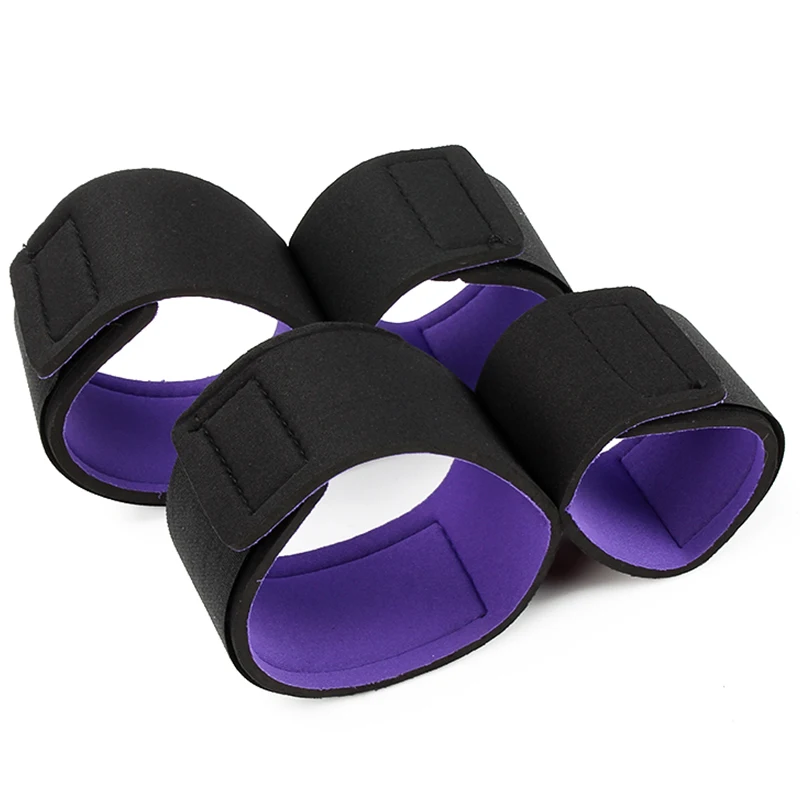 الكبار SM ضبط النفس الجنسي أصفاد أدوات الرقيق Bdsm ​   لا الهزاز مثير المعصم إلى الكاحل الأصفاد مفتوحة الساق ألعاب اليد عبودية للأزواج