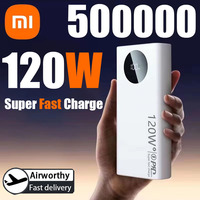 Xiaomi 200000mAh High Capacity Power Bank 120W Super Fast Charging Powerbank Portable Battery Charger For iPhone Samsung Huawei